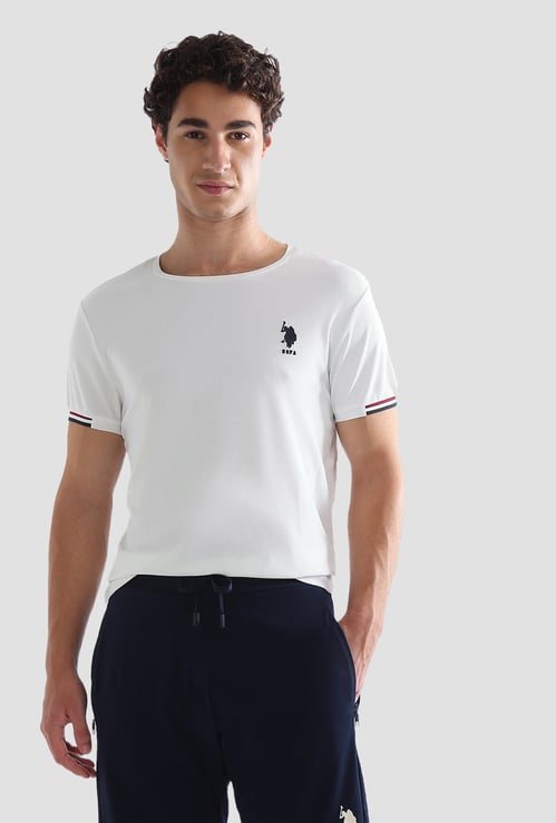 US POLO ASSN Sport Brand Print Crew Neck T-shirt