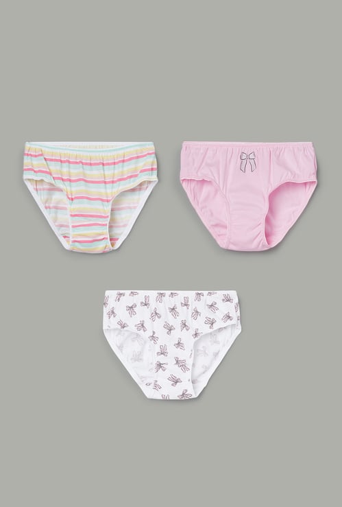 FAME FOREVER Girls Printed Panties - Pack of 3