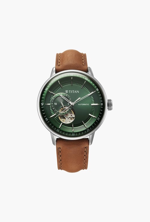 TITAN Orbital Open Heart Automatic Wrist Watch - 90226SL01