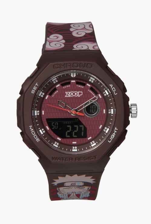 ZOOP Naruto Kids Multifunctional Wrist Watch - 16053PP03