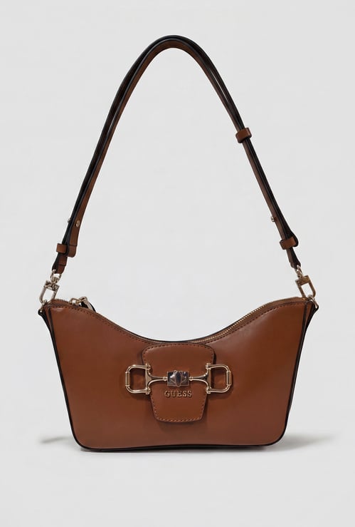 GUESS Solid Shoulder Bag