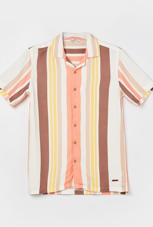 FAME FOREVER Boys Striped Shirt