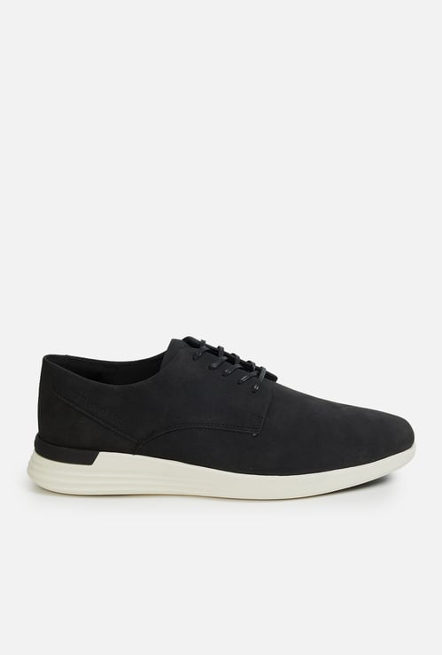 US POLO ASSN Solid Lace-Up Shoes