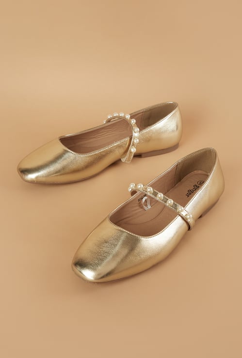GINGER Embellished Ballerinas