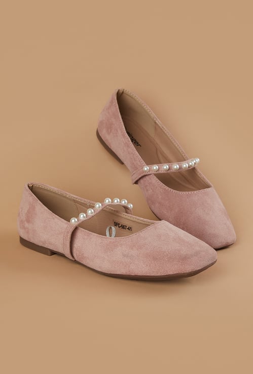 GINGER Embellished Ballerinas