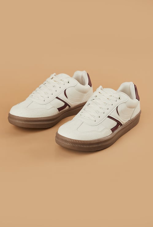 GINGER Contrast Overlay Sneakers