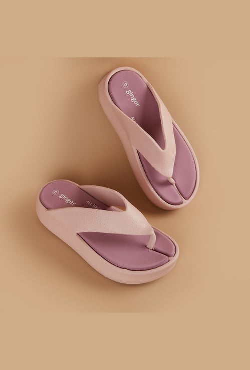GINGER Solid Flip Flops