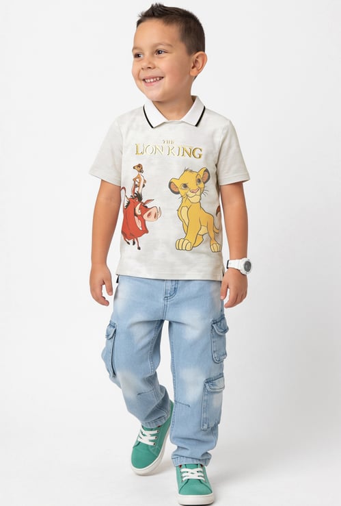 FAME FOREVER Boys Lion King Polo T-shirt