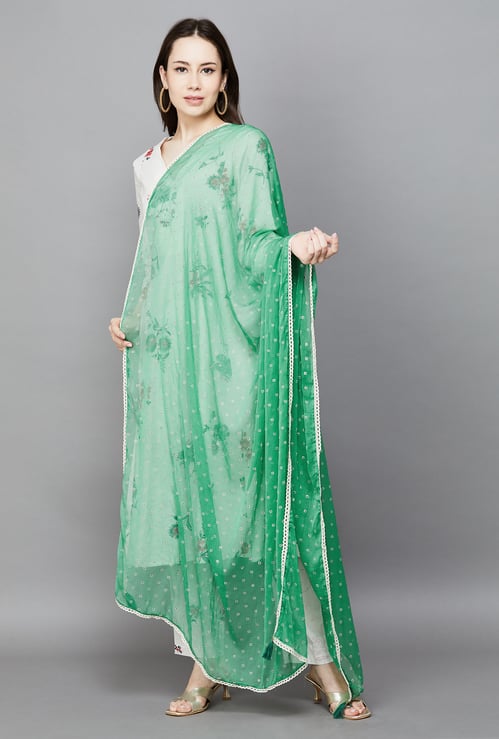 SPAN Floral Print Dupatta