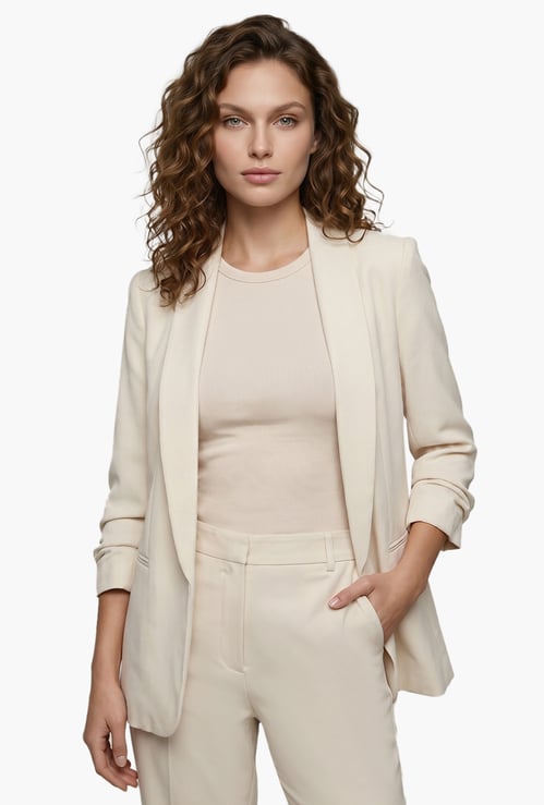 VERO MODA Solid Open Blazer
