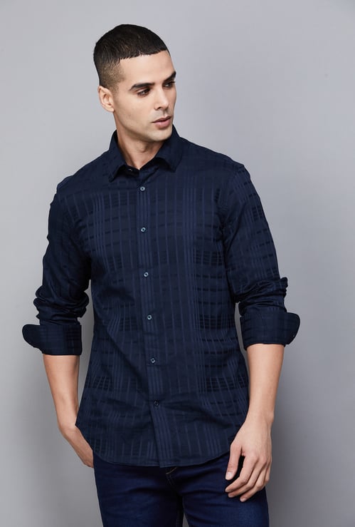 RARE RABBIT Checked Regular Fit Shirt