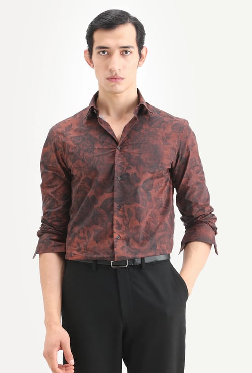 RARE RABBIT Printed Regular Fit Shirt
