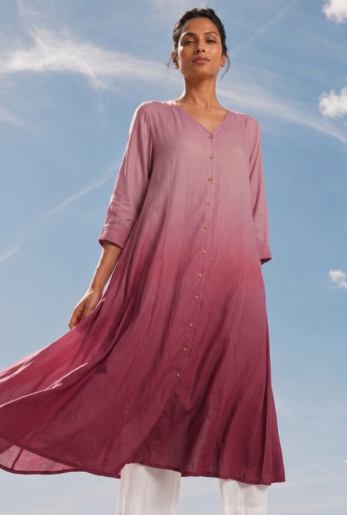 MELANGE Ombre Flared Kurta