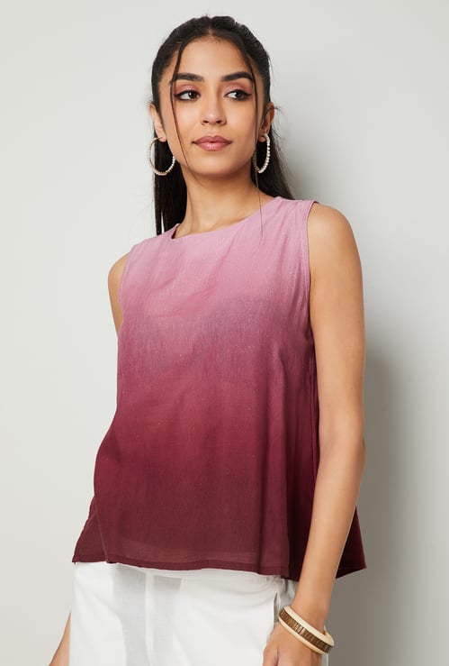 MELANGE Ombre A-line Tunic