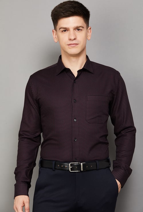 PARK AVENUE Woven Slim Fit Formal Shirt