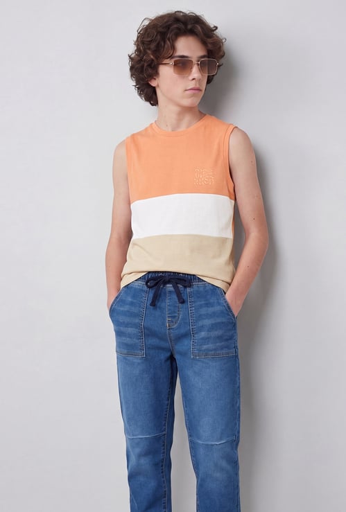 FAME FOREVER Boys Colourblock T-shirt