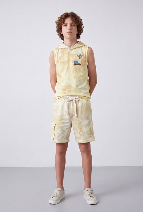 FAME FOREVER Boys Tie & Dye Regular Shorts