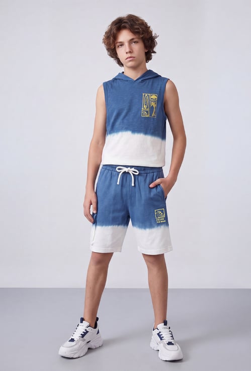 FAME FOREVER Boys Tie & Dye Regular Shorts