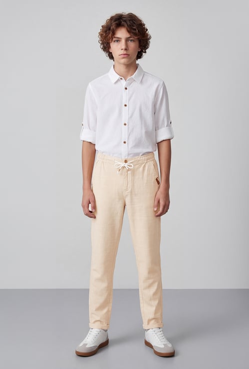 FAME FOREVER Boys Solid Track Pants