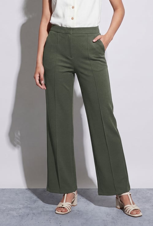 CODE CLASSIC Knit Flat Front Trousers