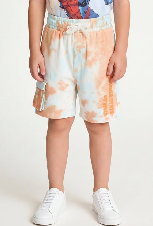 FAME FOREVER Boys Tie & Dye Shorts