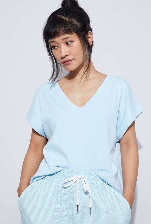 GINGER Solid Lounge T-shirt