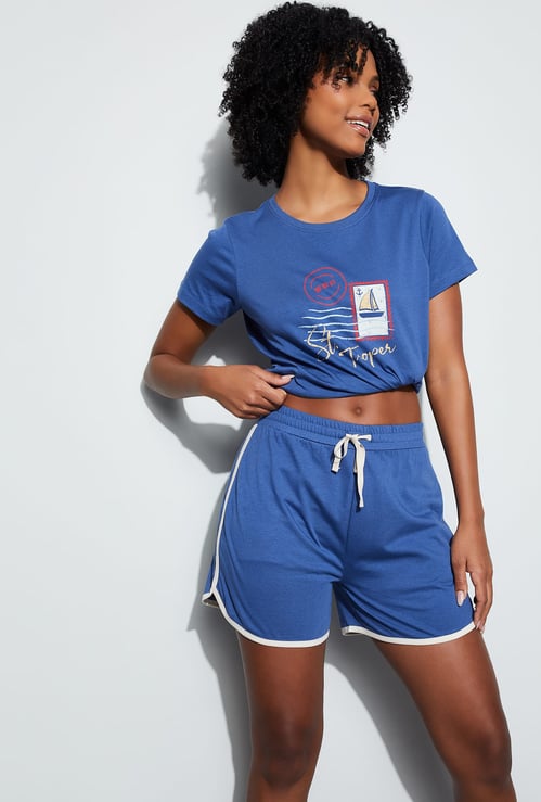 GINGER Printed Lounge T-shirt