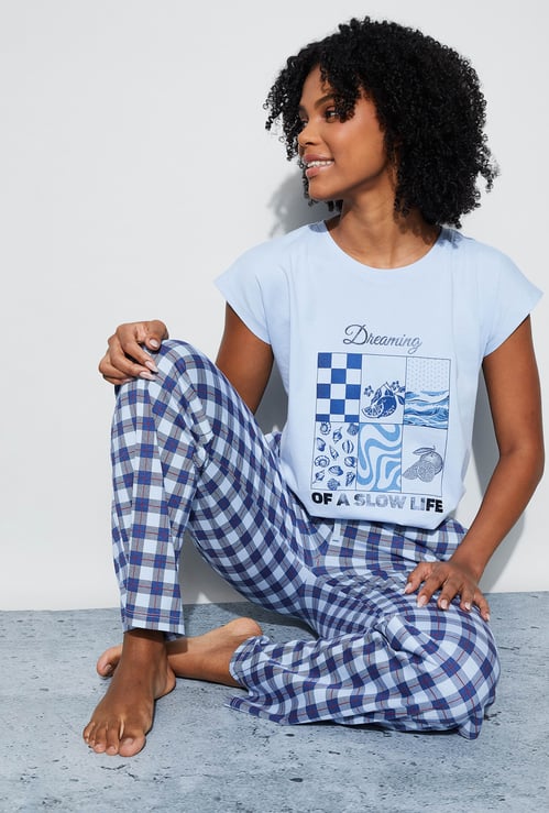 GINGER Printed Lounge T-shirt