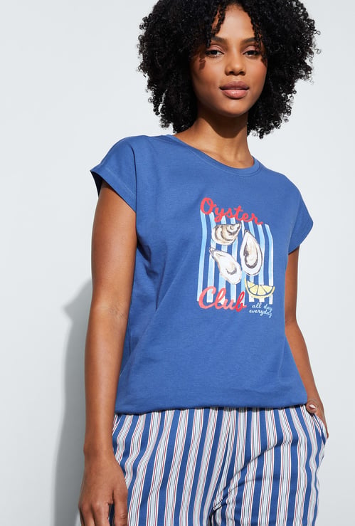 GINGER Printed Lounge T-shirt