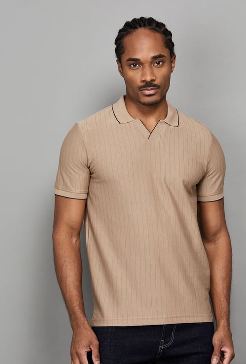 ARROW SPORT Striped Polo T-shirt