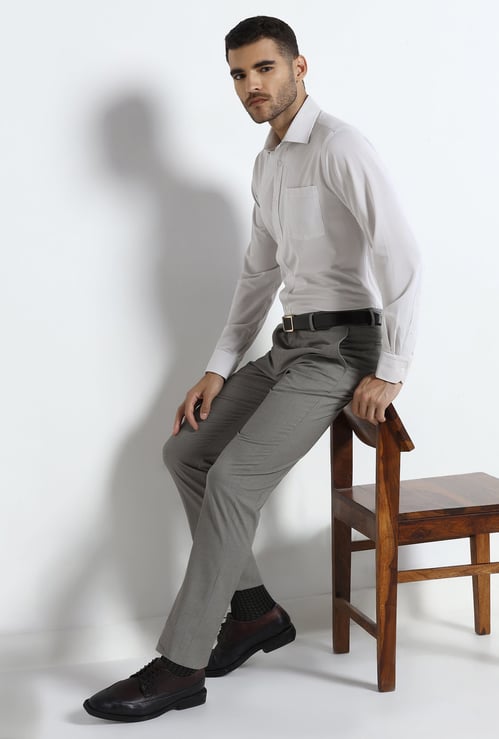 BLACKBERRYS Striped Slim Fit Formal Shirt