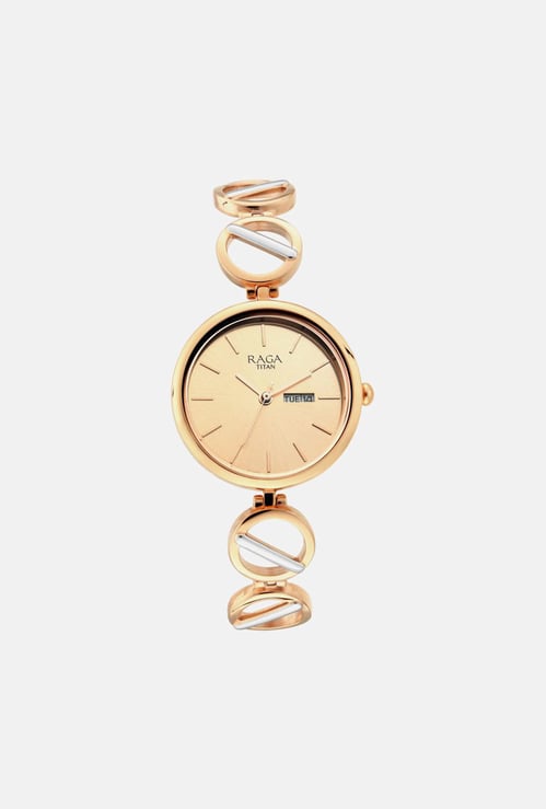 TITAN Raga - Viva Iv Phase I Metal Strap Analog Watch-NU2644KM02