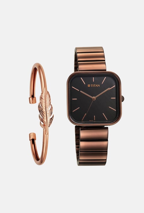 TITAN Stackables Analog Watch with Bracelet-NU2715QM01F