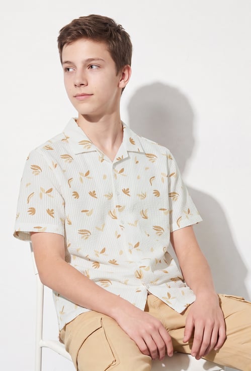 FAME FOREVER Boys Printed Shirt