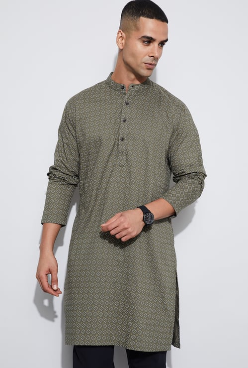 MELANGE Printed Straight Kurta
