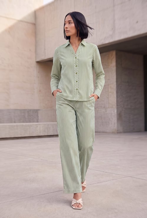 CODE Striped Shirt