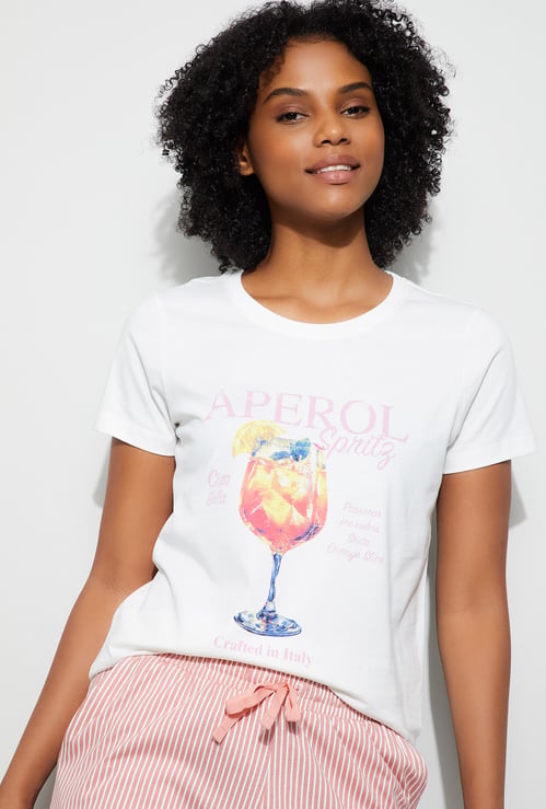 GINGER Printed Lounge T-shirt