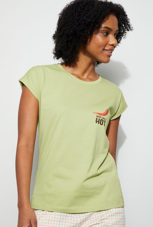 GINGER Printed Lounge T-shirt