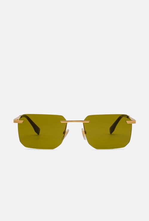 POLICE UV Protected Geometric Sunglasses - SPLV82K55300SG