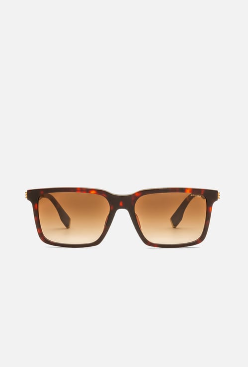 POLICE UV Protected Rectangle Sunglasses - SPLV96K56745SG