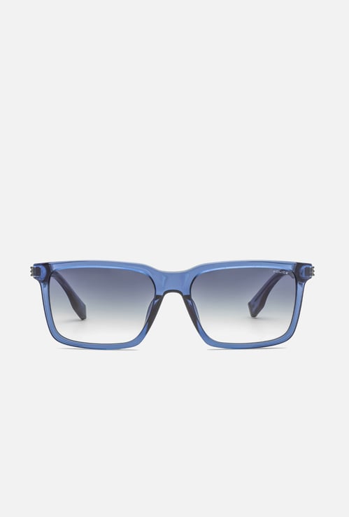 POLICE UV Protected Rectangle Sunglasses - SPLV96K56AGQSG