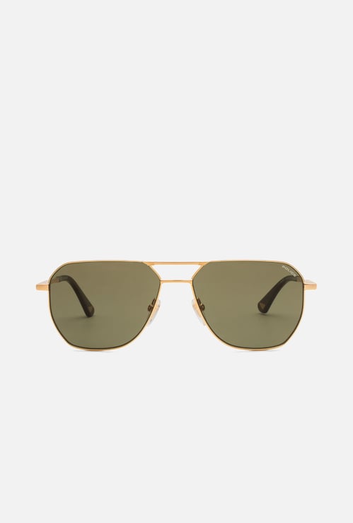 POLICE UV Protected Aviator Sunglasses - SPLW01K56300SG