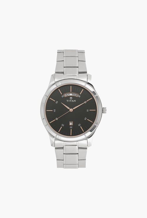 TITAN Day Display Analog Watch - NU1767SM02