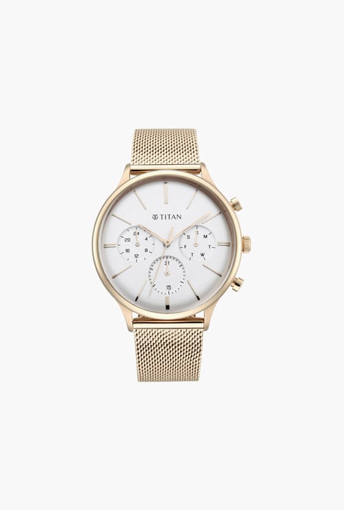 TITAN Light Leathers Multifunction Watch - NU90134WM01