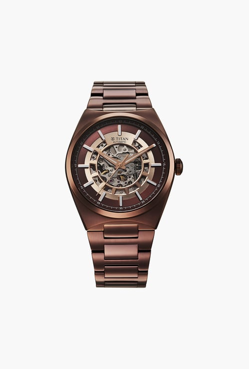 TITAN Nexus Skeletal Automatic Watch - NU90221QM01