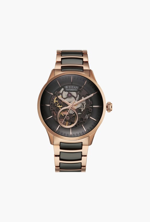 TITAN Ceramic Fusion Skeleton Automatic Watch - NU90174KD03