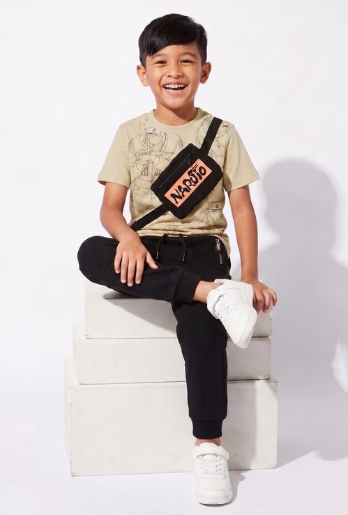FAME FOREVER Boys Naruto Print T-shirt