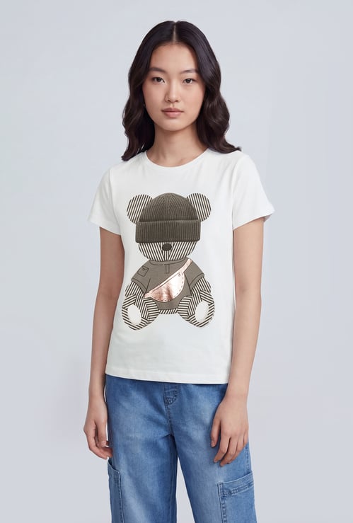 FAME FOREVER Girls Graphic Print T-shirt