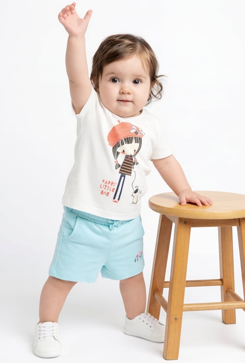 FAME FOREVER Girls Printed Shorts