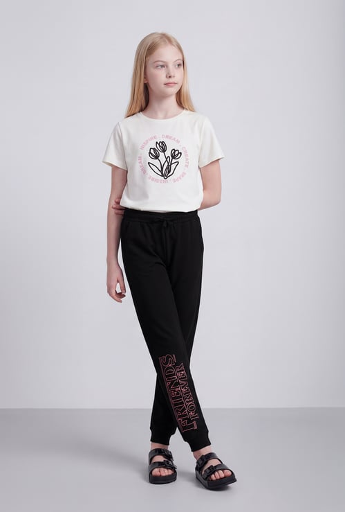 FAME FOREVER Girls Printed Joggers